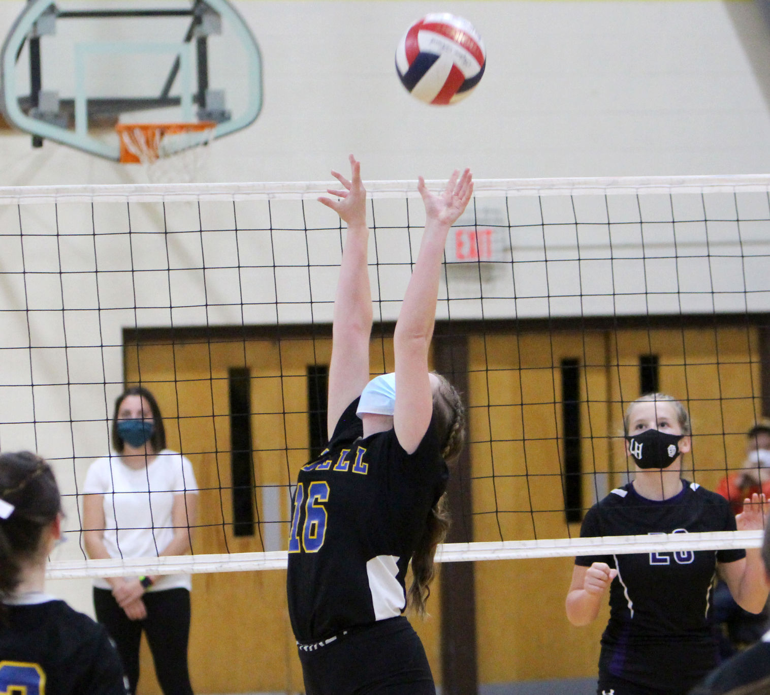 Lake Holcombe at Cornell volleyball 10-15-20